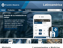 Tablet Screenshot of franklinagua.com